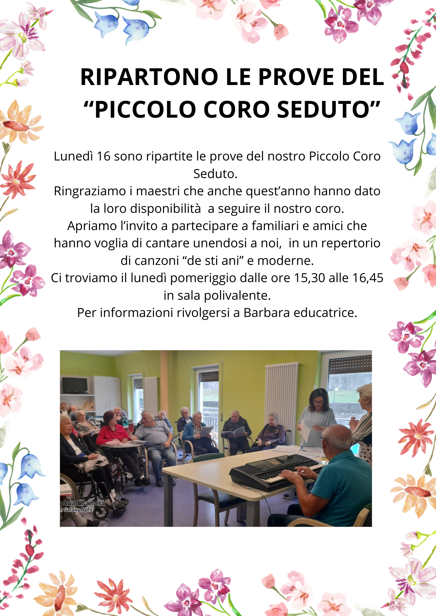 20 Piccolo Coro Seduto