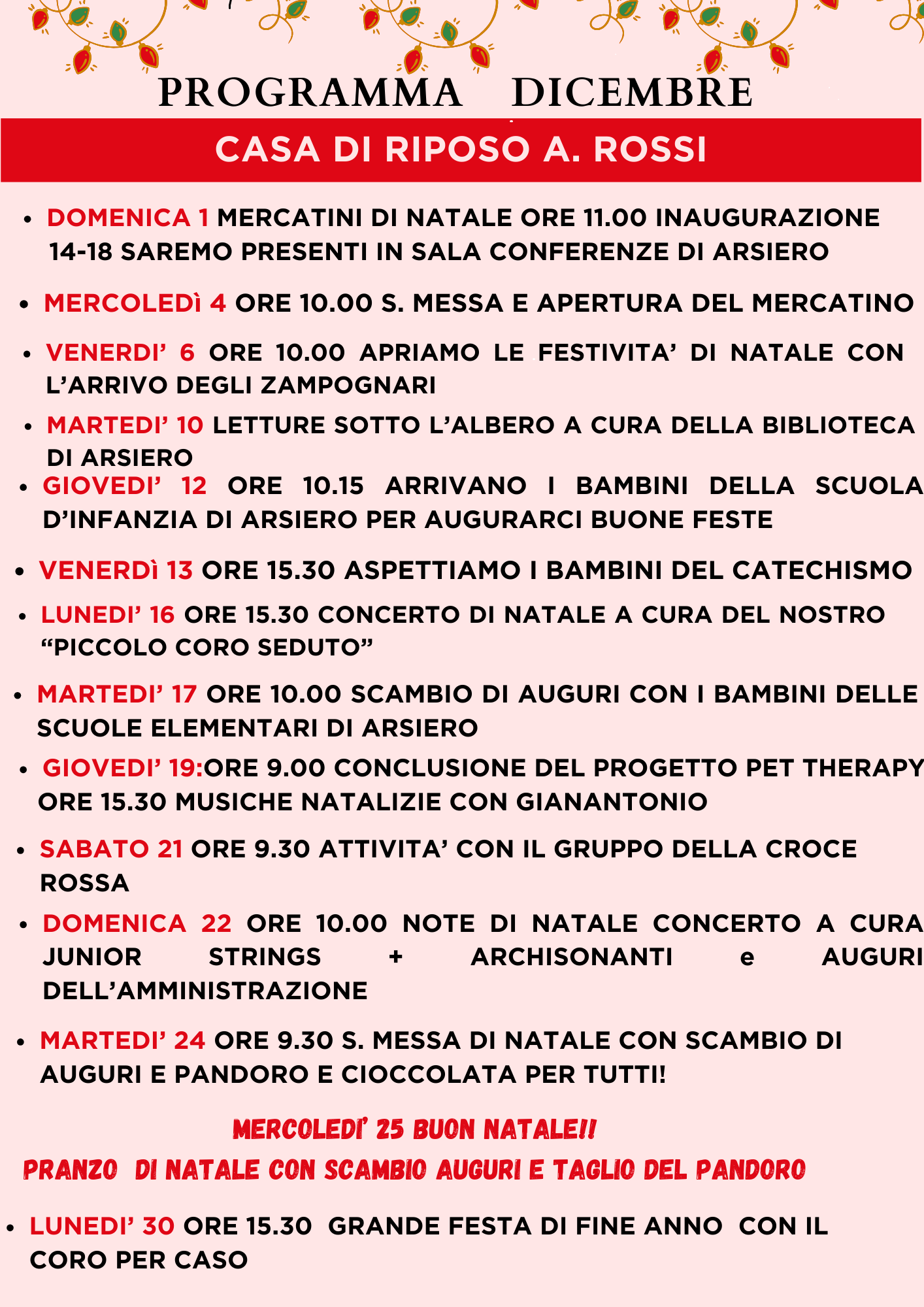 26 PROGRAMMA AGGIORNATO